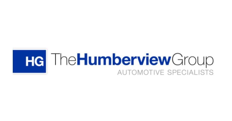 "The Humberview Group" text with blue HG logo and text saying "Automotive Specialists"